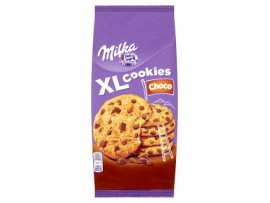 Milka XL cookies choco пшеничное печенье с кусочками шоколада 184 г 